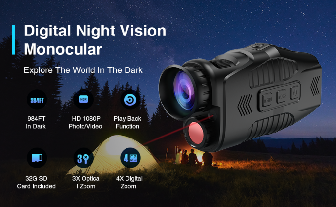 monocular da visão noturna