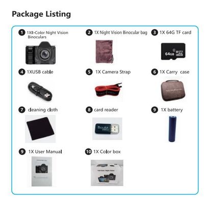 18650 Battery Digital Night Vision Camera Motion Sensor Night Camera Wildlife